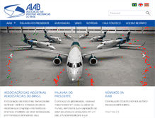 Tablet Screenshot of aiab.org.br